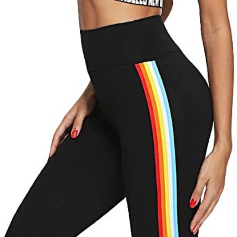 Old Navy Colorful Striped Leggings